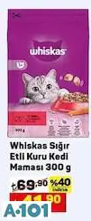 WHİSKAS SIĞIR ETLİ KURU KEDİ MAMASI